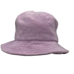 C.C Packable Bucket UPF 50 Sun Hat Terry Cloth Lavender New with tags